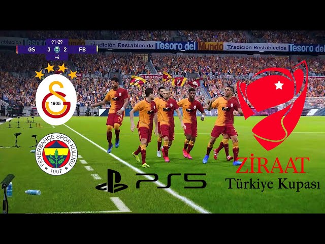 Ziraat Türkiye Kupası GALATASARAY Şampiyonluk Maçı PES2021 PlayStation5 4K 3840×2160 Başar&BartuGame