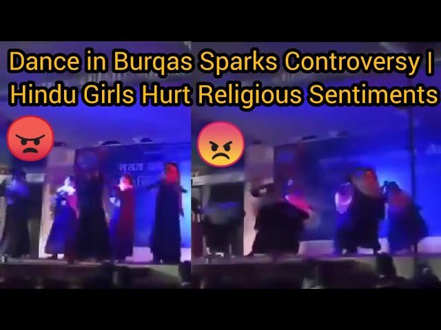 Hindu Girls Dance in Burqas to Obscene Songs in Parbhani | Religious Sentiments Hurt | Viral Video