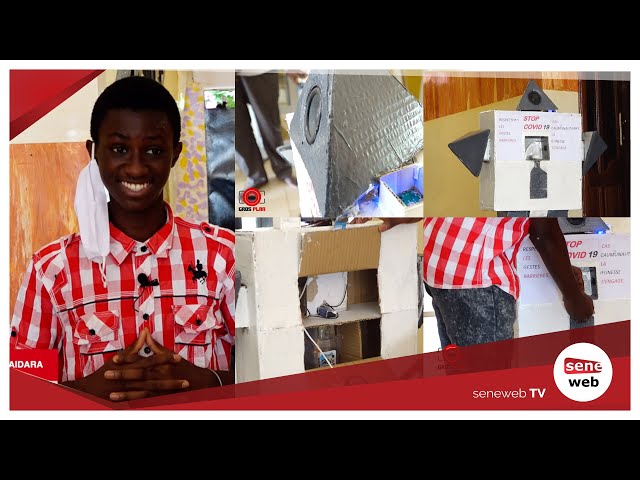 Voici Mouhamed Rassoul Aïdara, l'élève de 16 ans qui a inventé le robot Anti-Covid