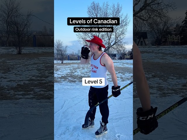 Levels of Canadian (Rink edition) #winter #snow #canada #hockey