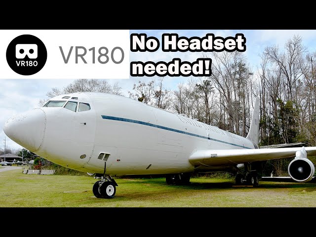 Boeing EC-135 Looking Glass VR180 Walk Around Tour