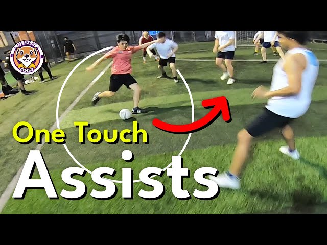 I ASSISTED Some Insane Goals With ONE TOUCH! | Teamplays & Assists | 🔴 5 vs 5 Futsal POV