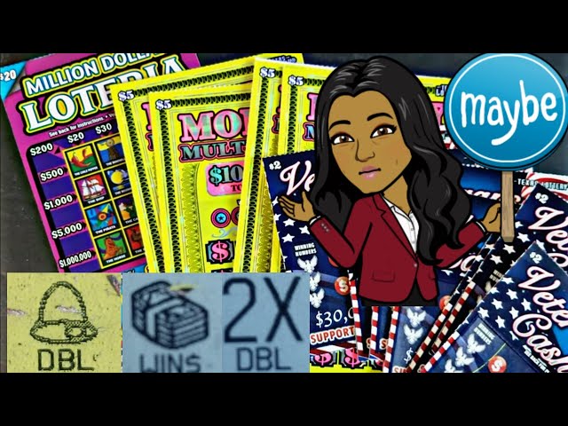 Texas Lottery Scratch Off Tickets:🔥 $20🍀Million Dollar Loteria $5🤑Money Multiplier $2💰Veterans Cash