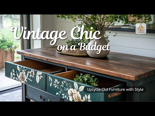 Vintage Chic on a Budget: Upcycle Old Furniture with Style