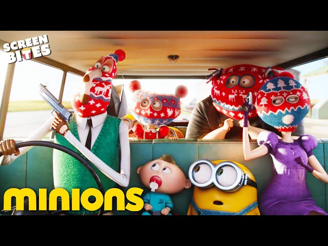 Hitchhiking With An Evil Family | Minions (2015) | Screen Bites