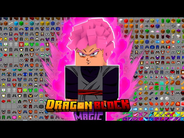 Testando o Incrível Addon Dragon Ball Magic Realista para Minecraft PE 1.21.51+