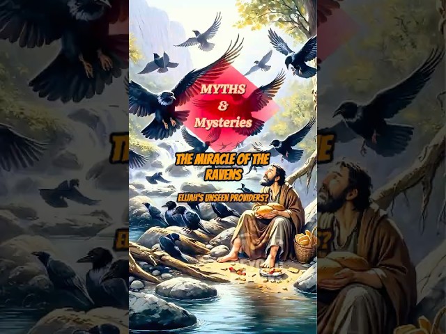 The Miracle of the Ravens – Elijah’s Unseen Providers? 🦅🍞 #myths  #magic  #mystery