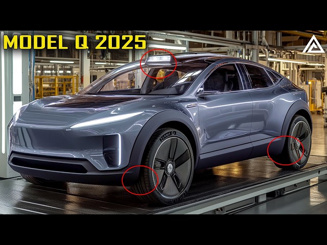 2025 Tesla Model Q Spotted In Masses! Elon Musk Confirmed NEW Design & Feature. Details HERE!