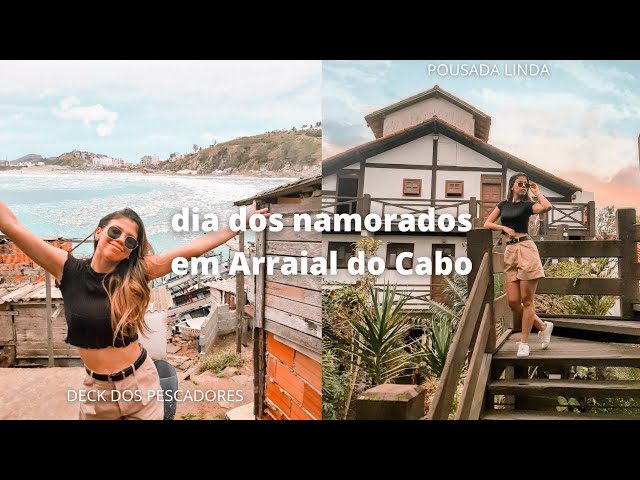 Nosso dia dos namorados em Arraial do Cabo RJ 💖👩🏼‍🤝‍👨🏻 | fomos no deck dos pescadores 🎣