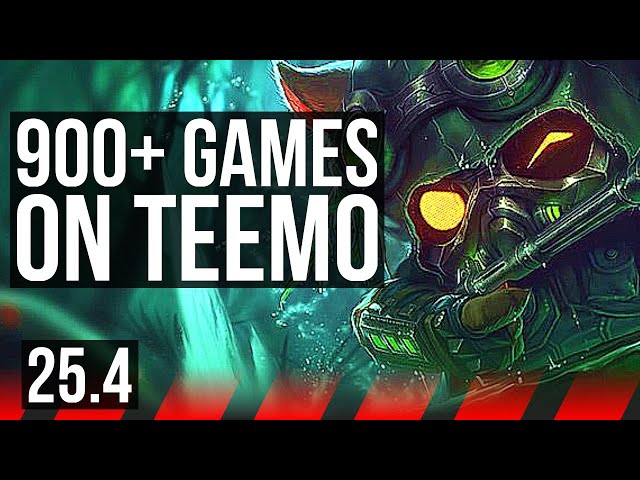 TEEMO vs AATROX (TOP) | 900+ games | EUW Diamond | 25.4