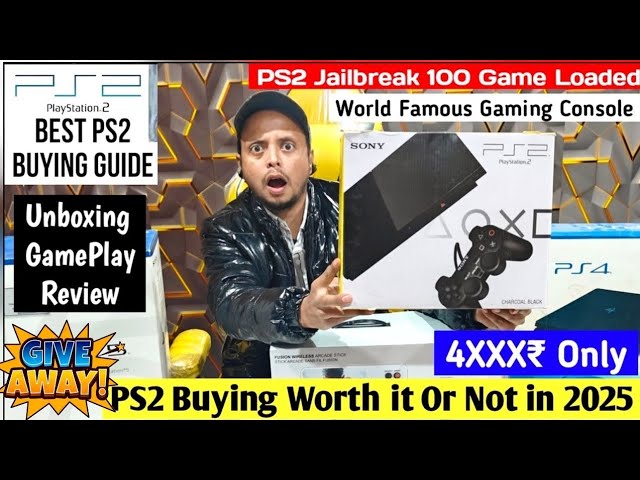 Sony Playstation 2 Buying In 2025 Jailbreak 90 Game Loaded Worth It ? PS2 Slim Price in delhi Market