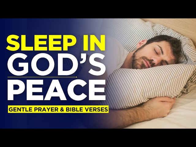 Gentle Night Prayer & Bible Verses | Rest in God's Love | Christian Bedtime Meditation