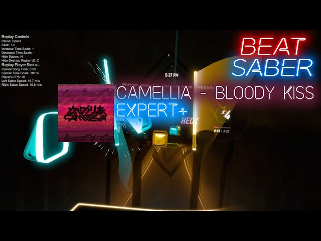 this was PURE LUCK | Camellia - Bloody Kiss [EX+] (Beat Saber)