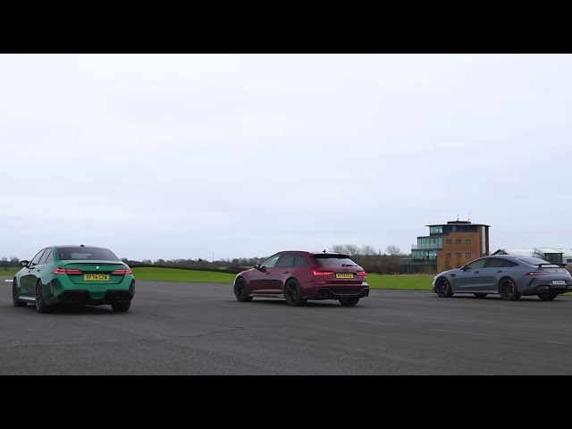 BMW M5 VS RS6 Perf VS AMG GT63 STREET RACE