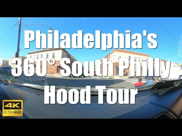 360° Driving Tour 4K Philadelphia South Philly Hoods | Chinatown Interactive Virtual VR Videos RAW