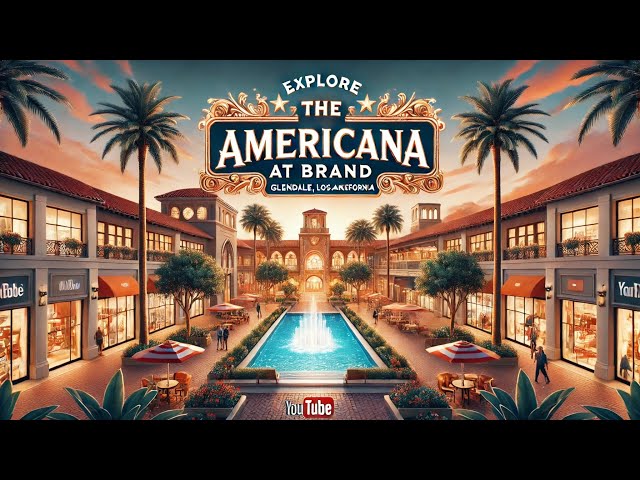 The Americana at brand, Glendale, Los Angeles, California. Walk around with me…