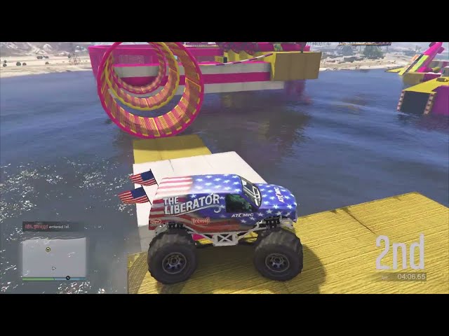 GTA 5 PARKOUR RACE | Monster truck