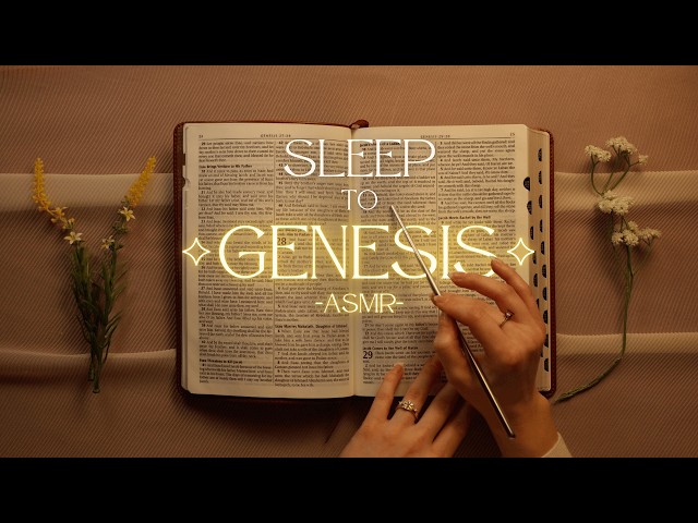 Bible Reading ASMR ✨ Whispering the Entire Book of GENESIS ✨