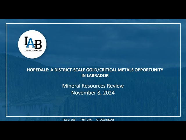 Nicholas Maddock | Exploration update on the Hopedale Project, Florence Lake Greenstone Belt