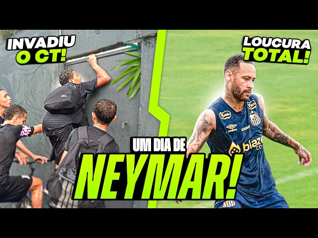 PASSEI UM DIA COM NEYMAR NO CT DO SANTOS!