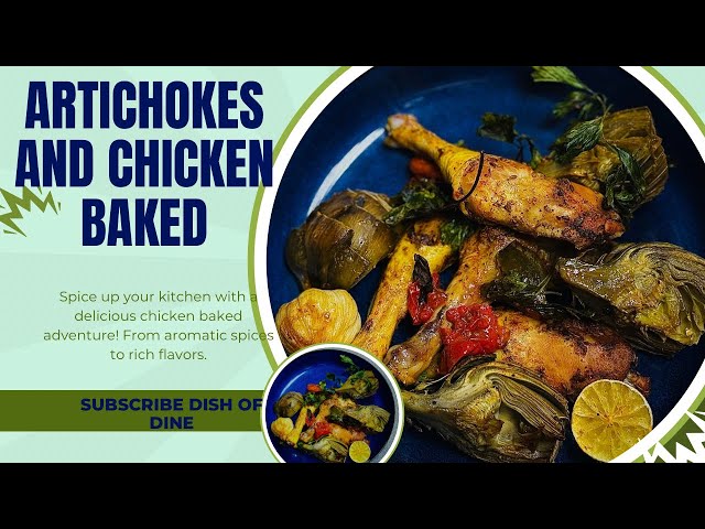 One-Pan Baked Artichoke Chicken – Quick & Healthy Dinner .@Dishofdine-96