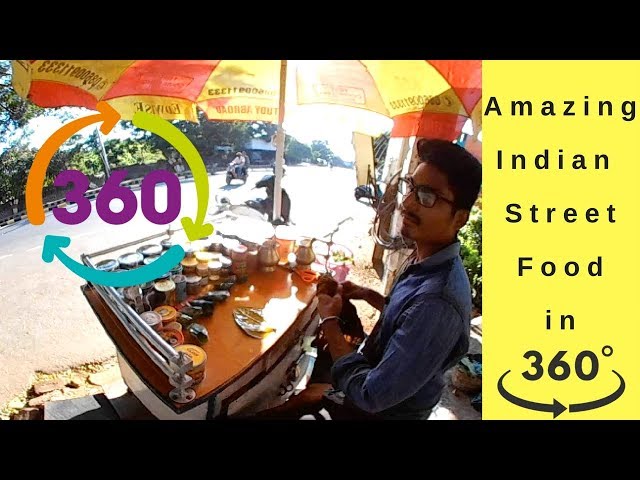 360° Video Sweet Paan Making | Paan Maker Making Paan Indian Street Food in 2017