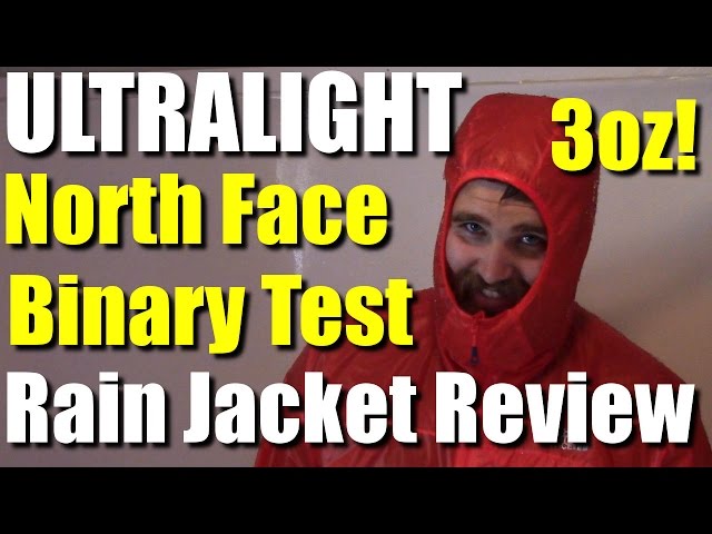 Ultralight Rain Jacket: North Face Binary Testing and Review | RevHiker