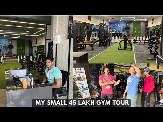 Full tour of our small 45 lakh gym | #gym | Full detail gym cost how much fee