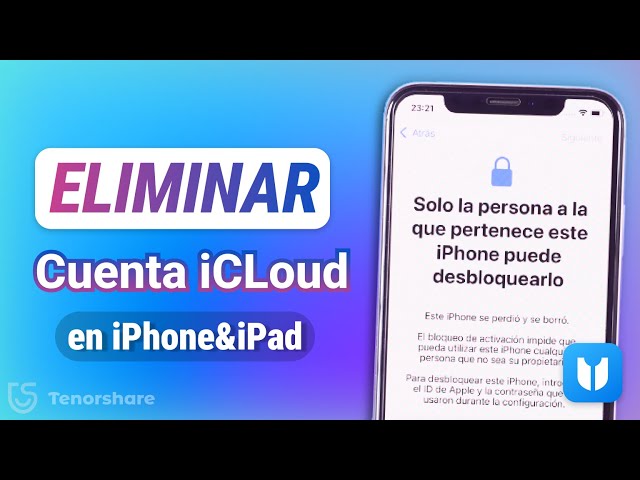 [3 Formas]Cómo quitar cuenta iCloud de un iPhone/iPad 2025✅