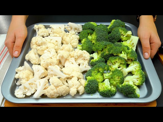 Guests from Spain show me how to cook broccoli and cauliflower so easy ans deliciously!