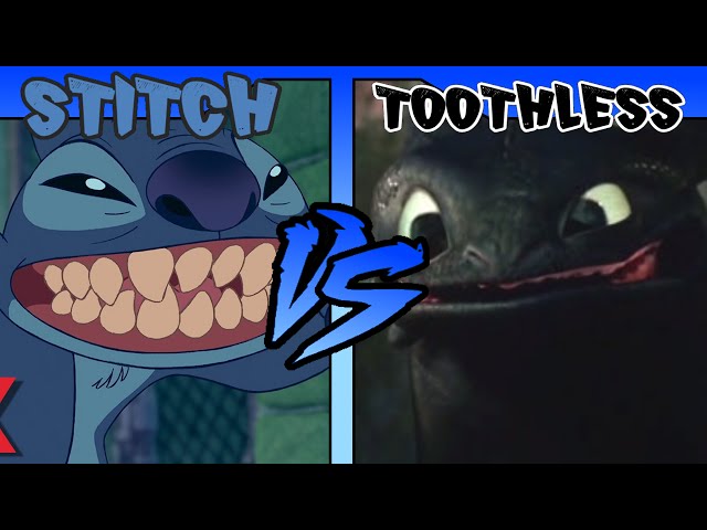 FICTIONAL FIGHTS - Stitch VS Toothless