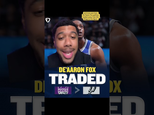 De'Aaron Fox TRADED to the Spurs 🤯