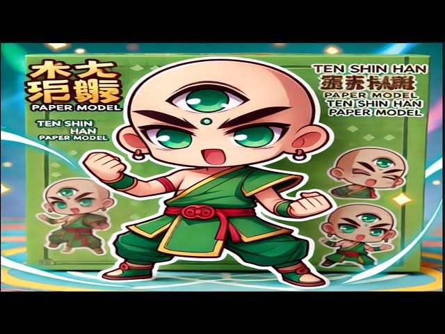 Epic Ten Shin Han Diorama: Bringing Papercraft to Life| Dragon Ball Z Papercraft