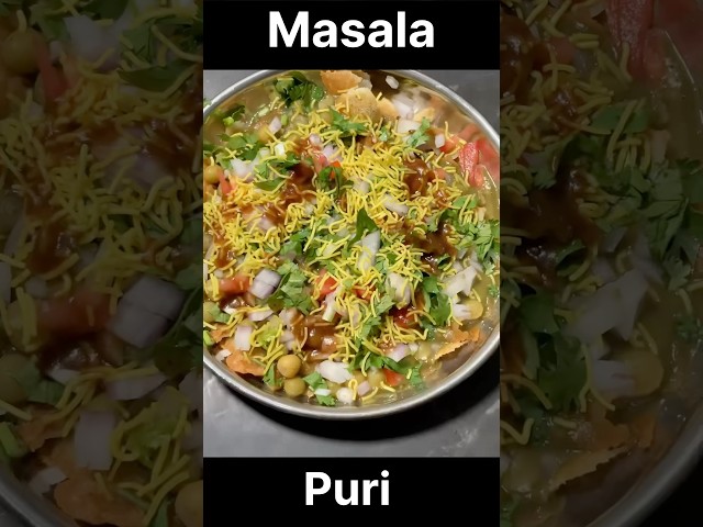 ಮಸಾಲಪುರಿ । Masala puri recipe in Kannada | street style chat recipe | masalapuri #masalapuri