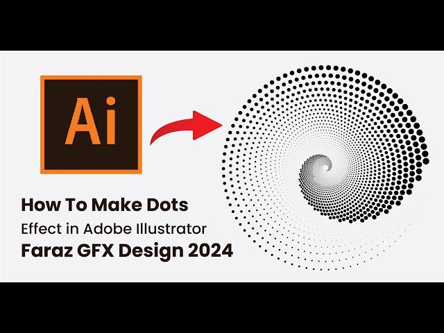 Easy Vector Halftone in Adobe Illustrator | illustrator Tutorial 2025 |  Faraz GFX Design #dots