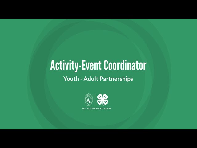 Grow Green - Activity-Event Coordinator