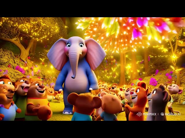 "🐘 The Great Animal Talent Show 🎭 | 3D Animated Kids' Story | Fun Learning & Friendship"