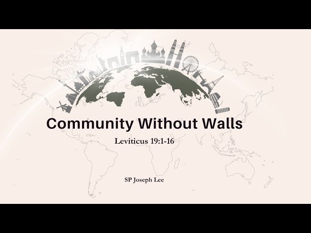 17 Nov 2024, Community Without Walls, English Service  (SgSL) (CC)