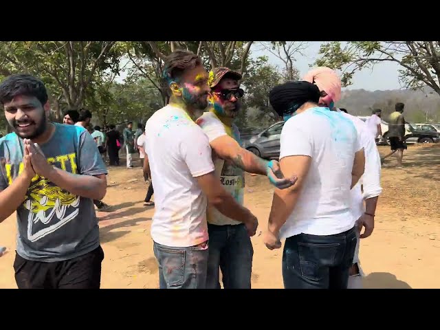 🎨 Holi de rang😍 | Live show Khan Bhaini & Shipra Goyal | Yadi Chahal Vlogs | Rang de Chandigarh 🌈