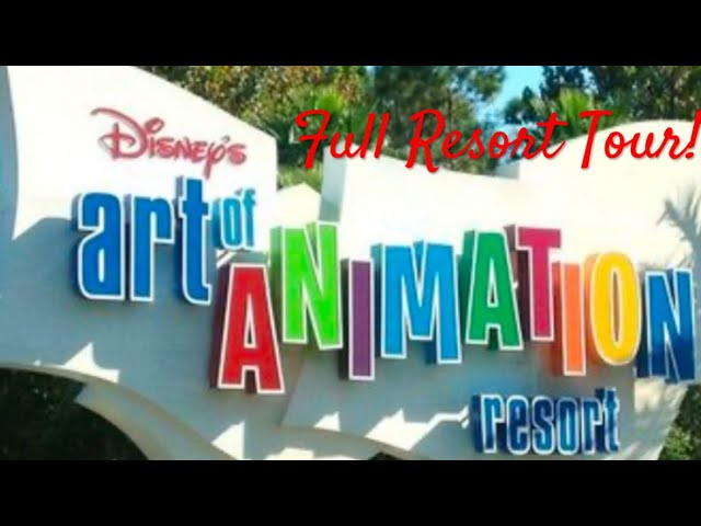 Disney’s Art of Animation Full Resort Tour in 4K| Walt Disney World January 2025