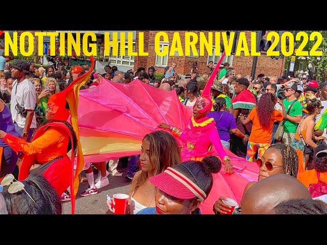 Notting Hill Carnival Festival 2022 | London Walk in Notting Hill Street