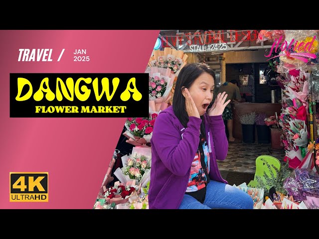 DANGWA FLOWER MARKET TOUR  🌸 | AFFORDABLE FRESH FLOWERS IN MANILA  + SHOPPING TIPS!