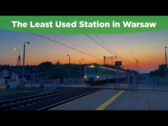 Warszawa Mokry Ług | The Least Used Station in Warsaw