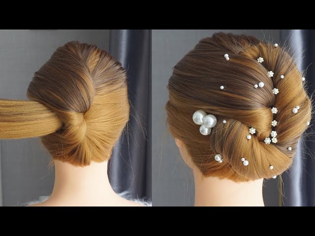 Easy Hairstyle For Wedding On Gown - New Beautiful Simple Hairstyle