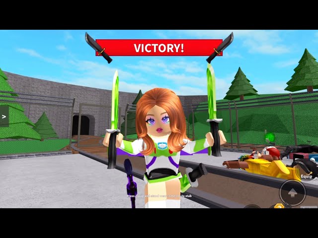 BUZZ LIGHTYEAR PLAYS MM2 💚🔪✨(IPAD GAMEPLAY)