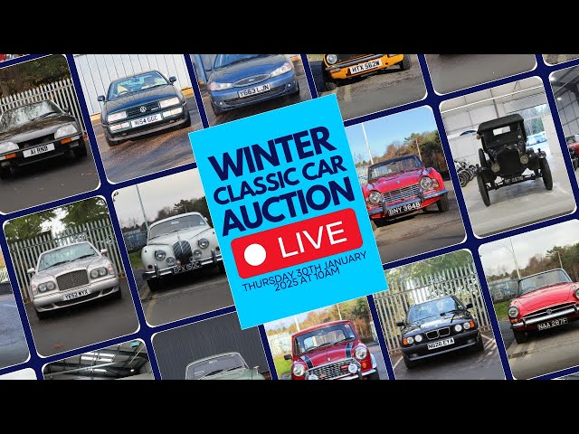 Winter Classic Car Auction LIVE | 30th January 2025 @ 10AM