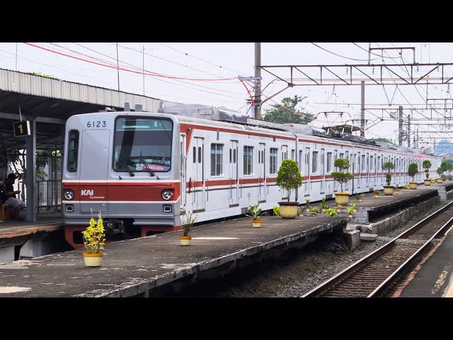 Stasiun Bojong Gede: Kompilasi KRL Commuter Line [4K] | JR 205, Tokyo Metro 6000