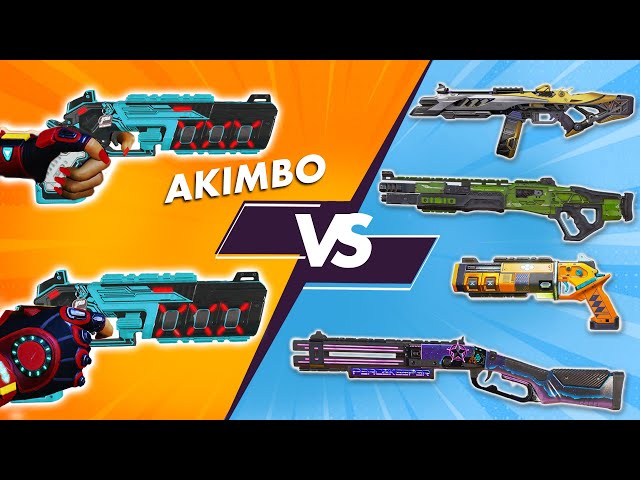 AKIMBO MOZAMBIQUE vs SHOTGUNS - TTK comparison Apex Legends Season 22