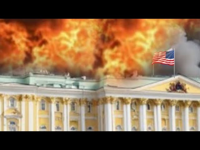 13 minutes ago! The US presidential palace in Washington was bombarded by Russian Yak-141 jets!