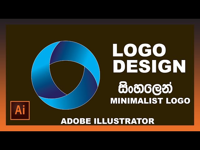 Logo Design in adobe illustrator Sinhala | Logo design Sinhala | Logo design illustrator Sinhala